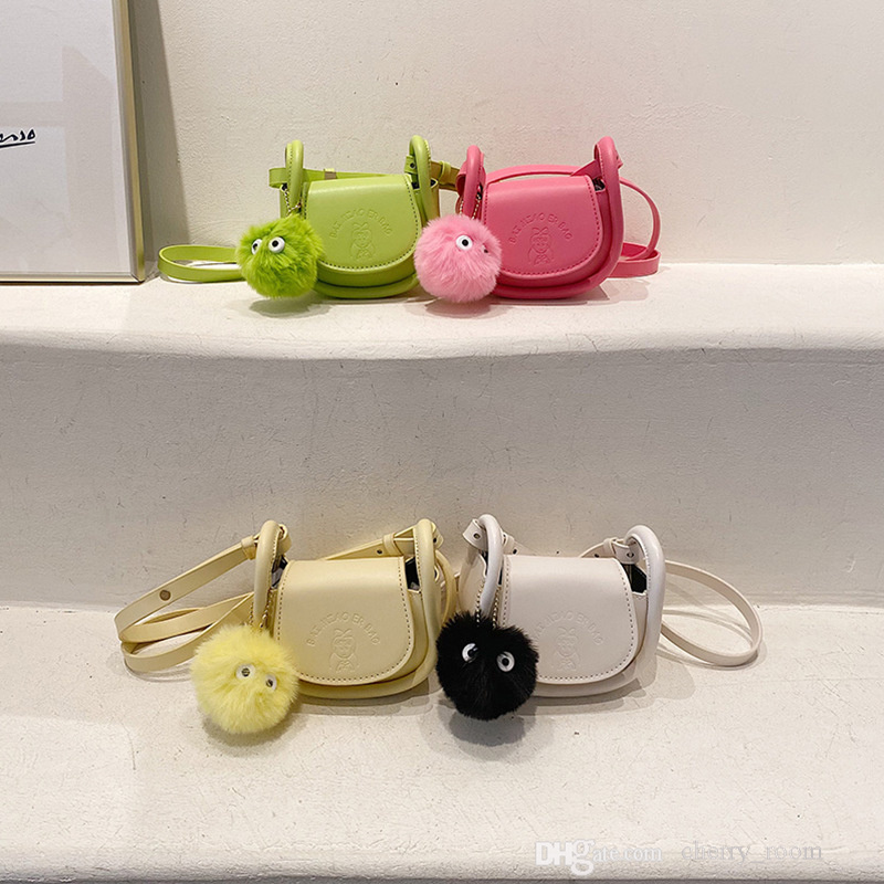 

Baby girls candy colors handbags kids Girl Mini one shoulder saddle bag children lady embossed cross-body bags change purse F1323, Mix colors random