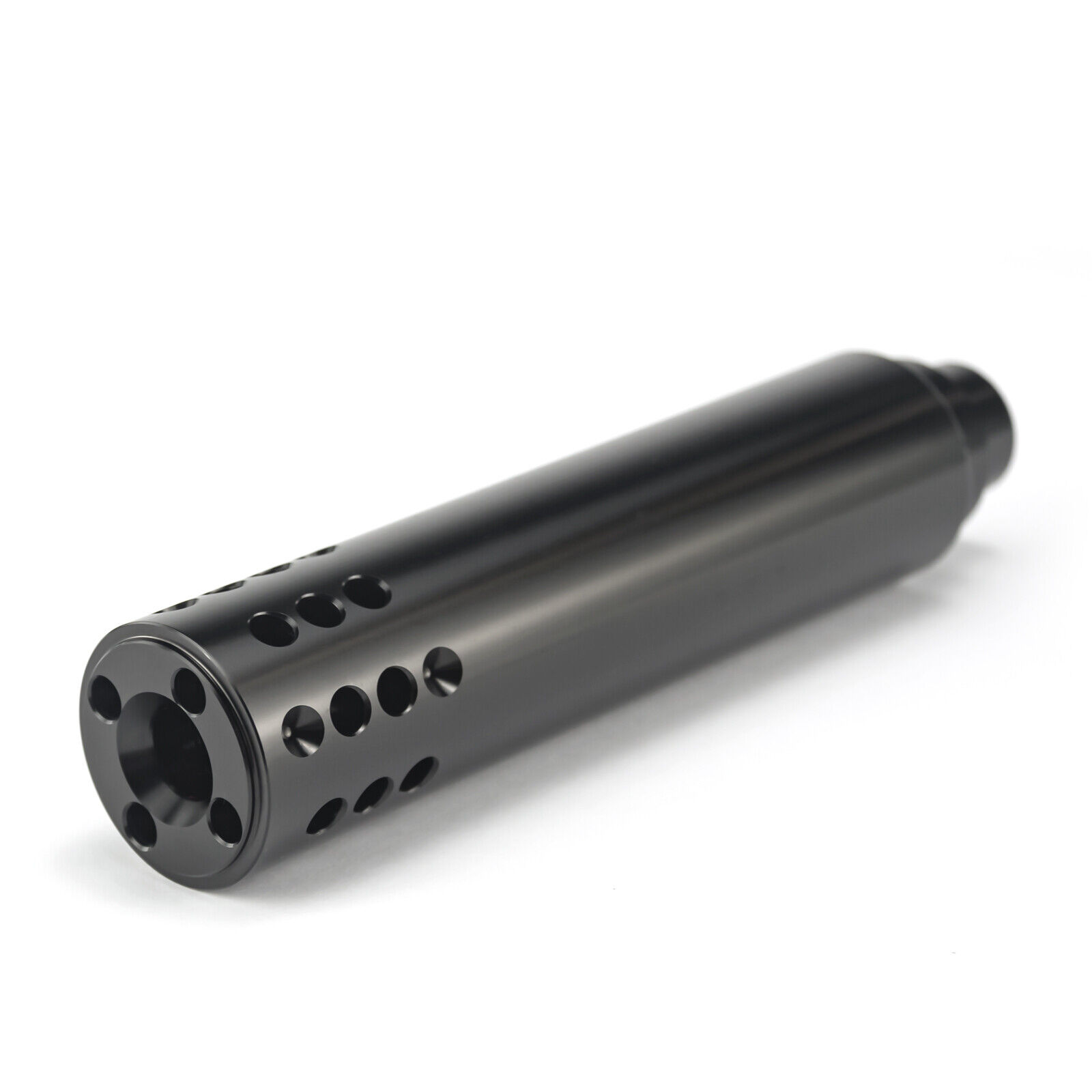 

Tactical Accessories Hunting 7075 Aluminum 5.5'' Long CNC Muzzle Brake 1/2x28 Thread .223/ 5.56/ .22LR / 9mm