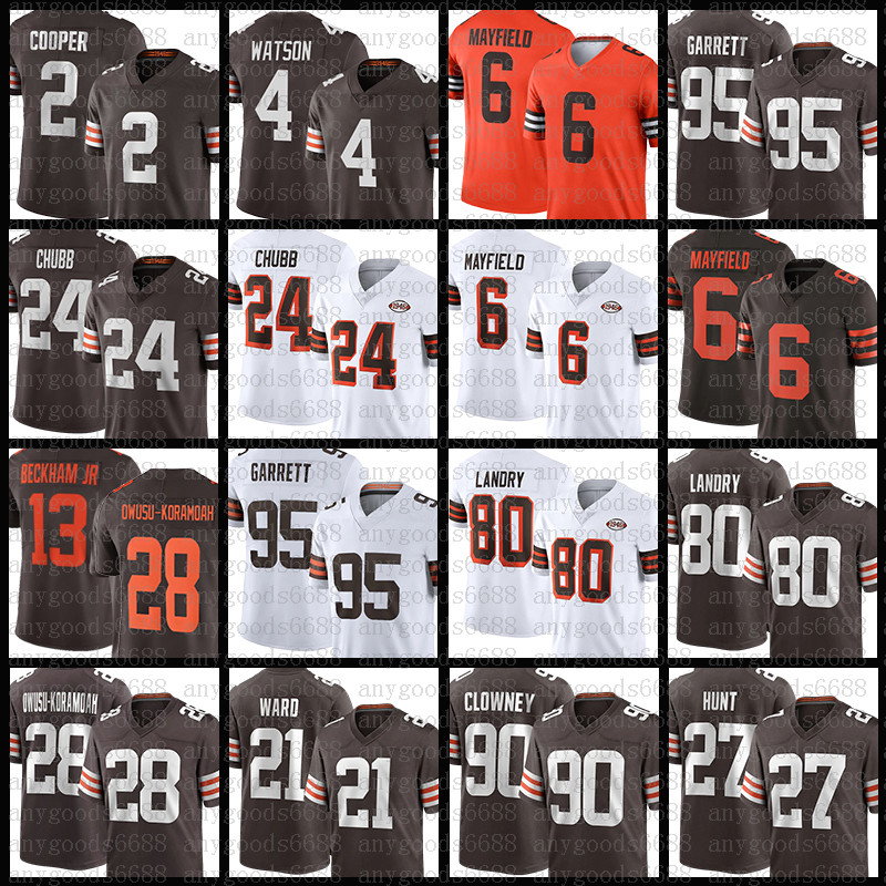 

Deshaun Watson Jersey Football Nick Chubb Baker Mayfield Amari Cooper Myles Garrett Hunt Ward Greg Newsome II Cleveland''Browns''Clay Matthews Wyatt Teller, Women(size:s-xxl)bulang