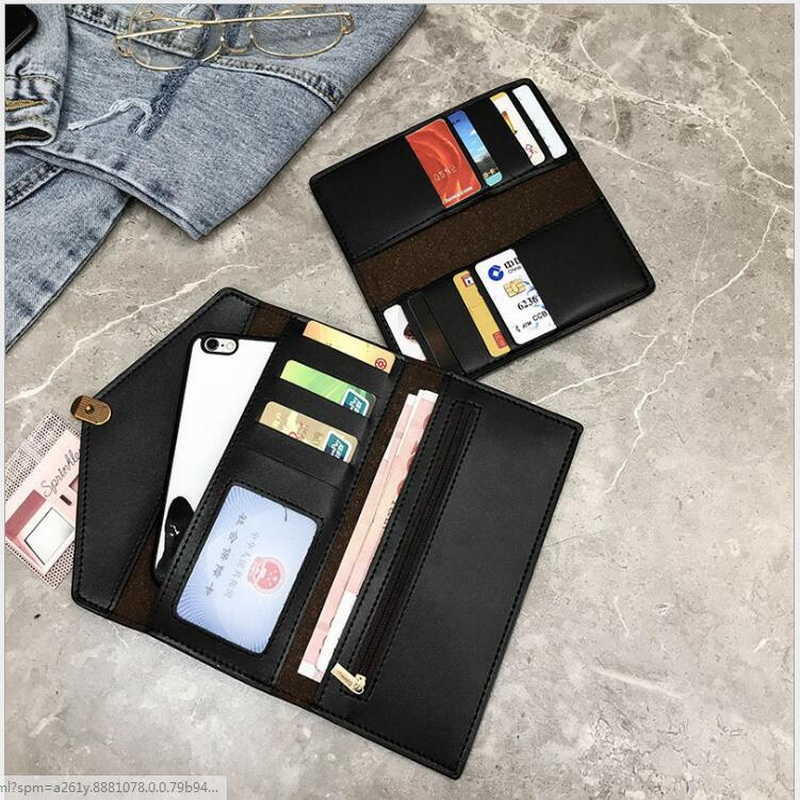

HBP WoMen Wallets Long Style High Quality Card Holder FeMale Purse Zipper Large Capacity Brand PU Leather Wallet For, Red