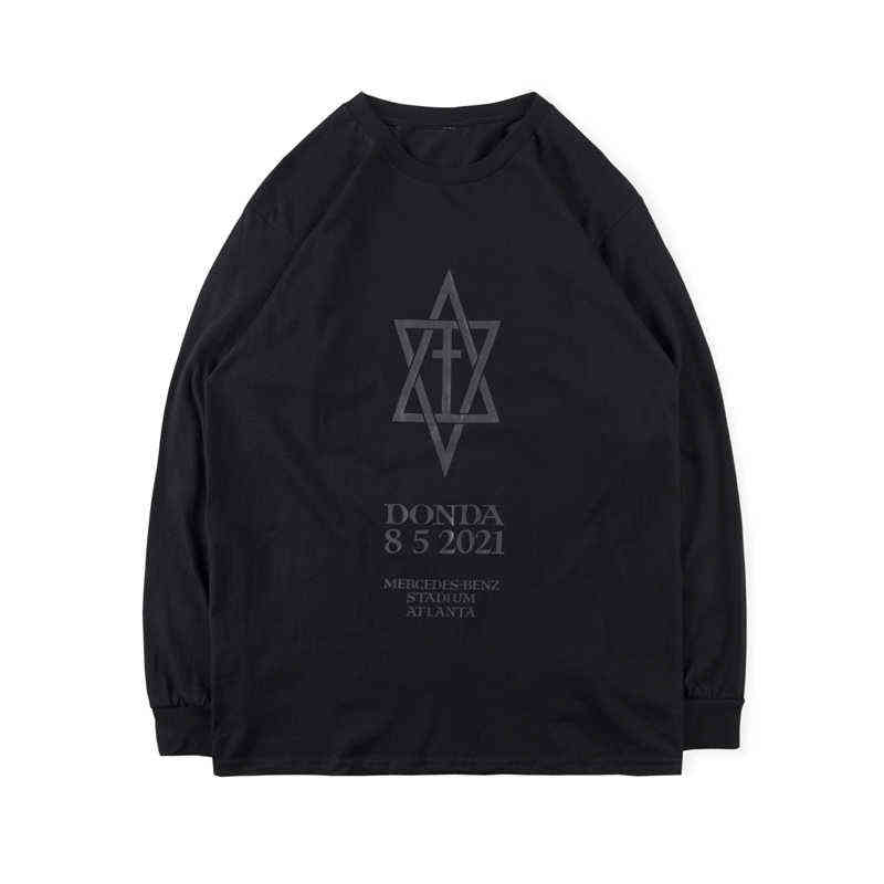 

Donda Listening T-shirt Party Long Sleeve Album PeripheralT220721
