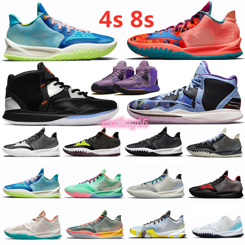 

Top Quailty Basketball Shoes Irving 4s Trash Infinity Kyrie 8 One World 1 4 Mens People Keep Sue Fresh Laser Blue Black Bone Orange Gold White Grey Fog Sports Sneakers, Color#10