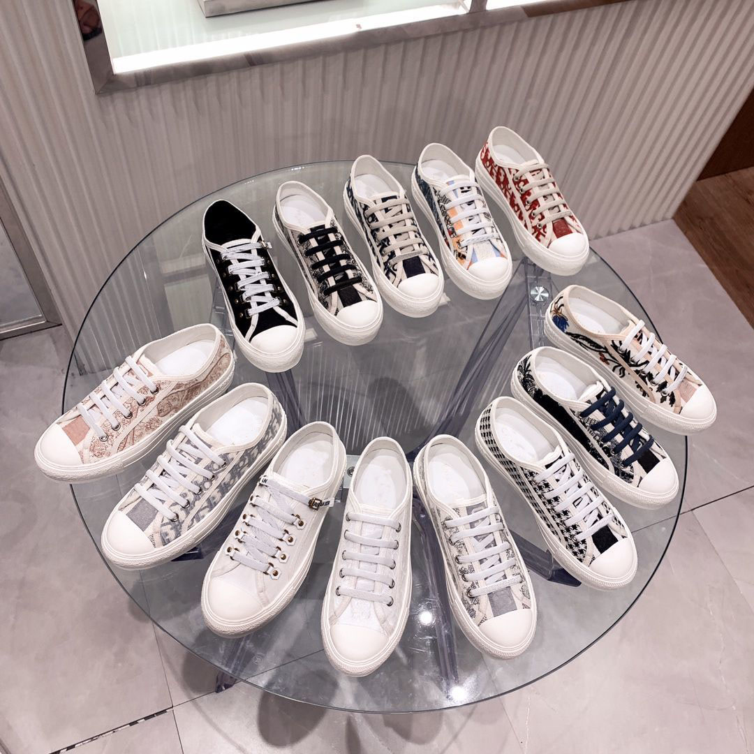 

High Quality Embroidery christians Women shoes casual shoe Best-selling printing Walk canvas Platform Shoe Girls By with box size 35-40, 18
