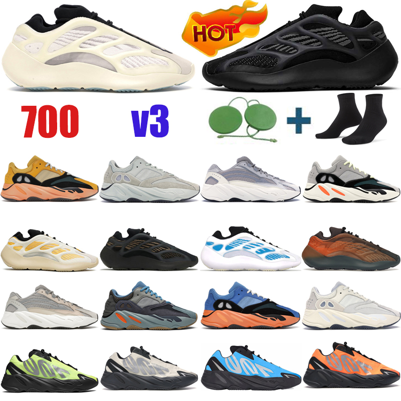

700 V3 Men Casual Shoes Womens Designer Sneakers Bright Blue Azael Alvah Safflower Vanta Magnet Solid Grey Outdoor Sports Trainers, V2 enflame amber