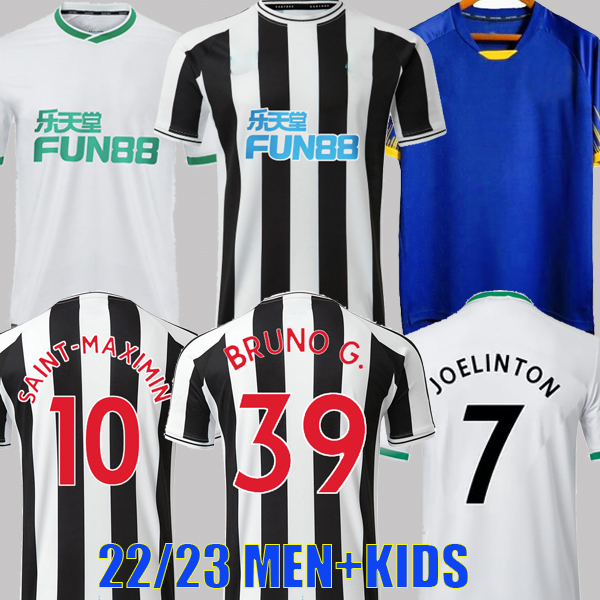 

Soccer Jersey 22 23 WOOD BRUNO G. WILSON SHELVEY ALMIRON 2022 2023 JOELINTON Football Shirt NUFC GAYLE MAXIMIN Newcastle TRIPPIER Men kit Kids Equipment sets, 22/23 home