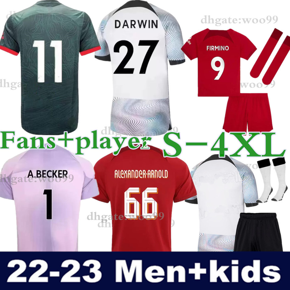

Player version S-4XL 22 23 DARWIN Luis DIaz soccer jerseys Men fans 2023 A.BECKER Home Away 3rd goalkeeper 2022 football shirt
