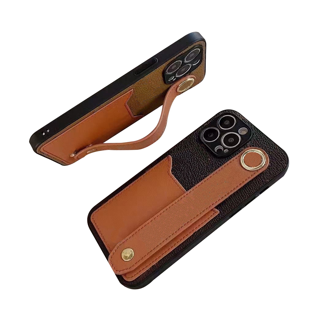 

Designer Brown Flower Leather Card Wallet Strap Kickstand Phone Cases for iPhone 13 12 11 Pro Max with gift Box packing 13pro 12pro 11pro X Xs XSMax 7 8 Plug case cover, Extra payment link