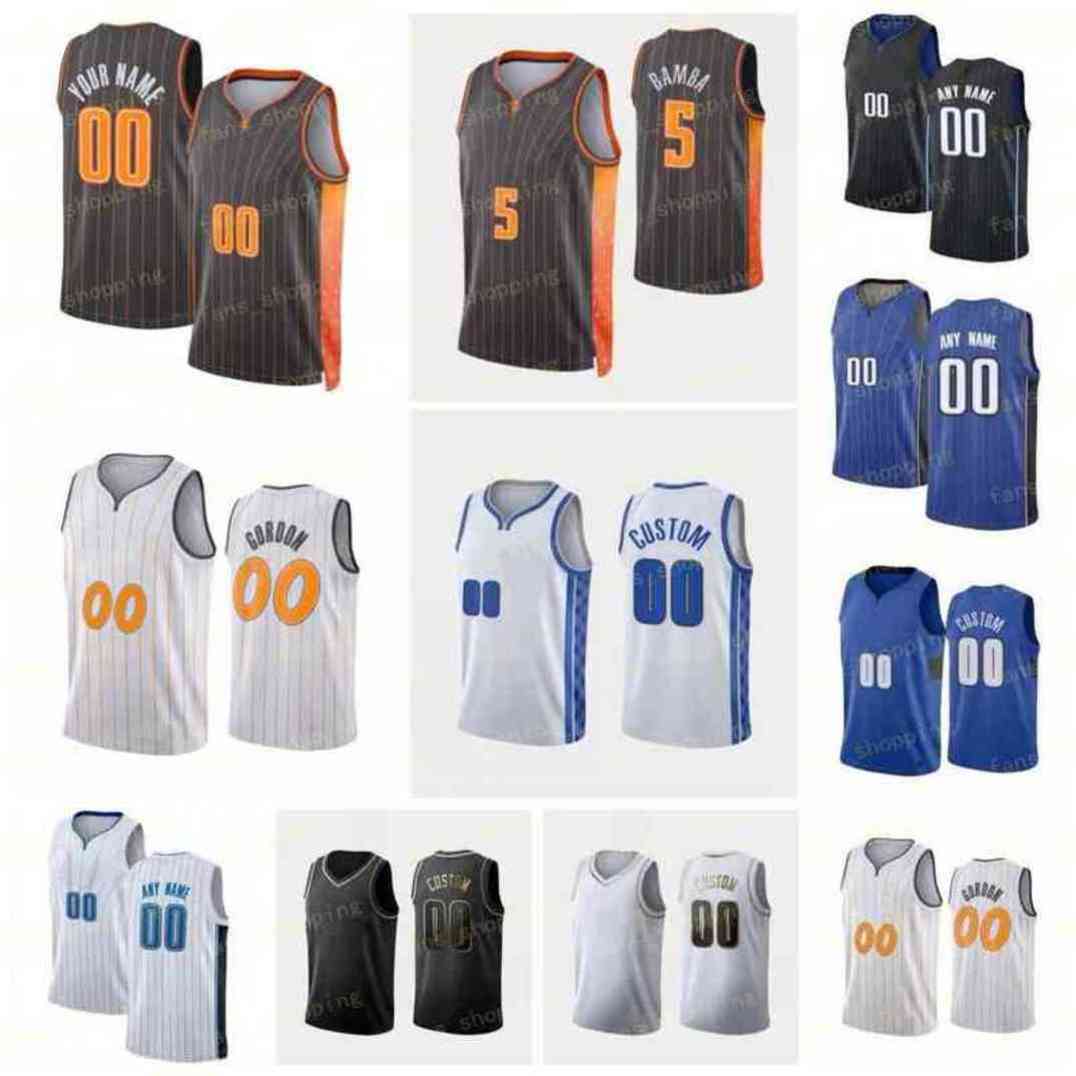 

Custom Printed Draft Pick Basketball Jerseys Paolo 5 Banchero Jalen 4 Suggs Moritz Chuma Okeke 22 Franz Wagner 50 Cole Anthony 10 Bol Admiral 25 Schofield, As