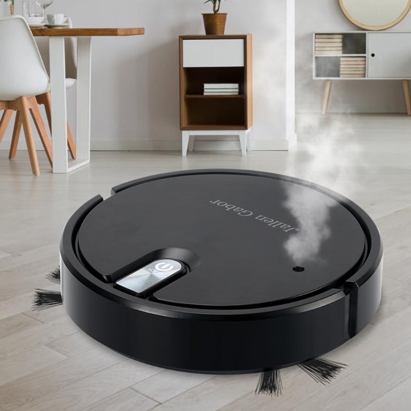 

Robot Vacuum Cleaner 5-in-1 Wireless Vacuum Cleaner With LED Atmosphere Lights Quiet Vacuuming Mopping Humidifying Vaccume Clean