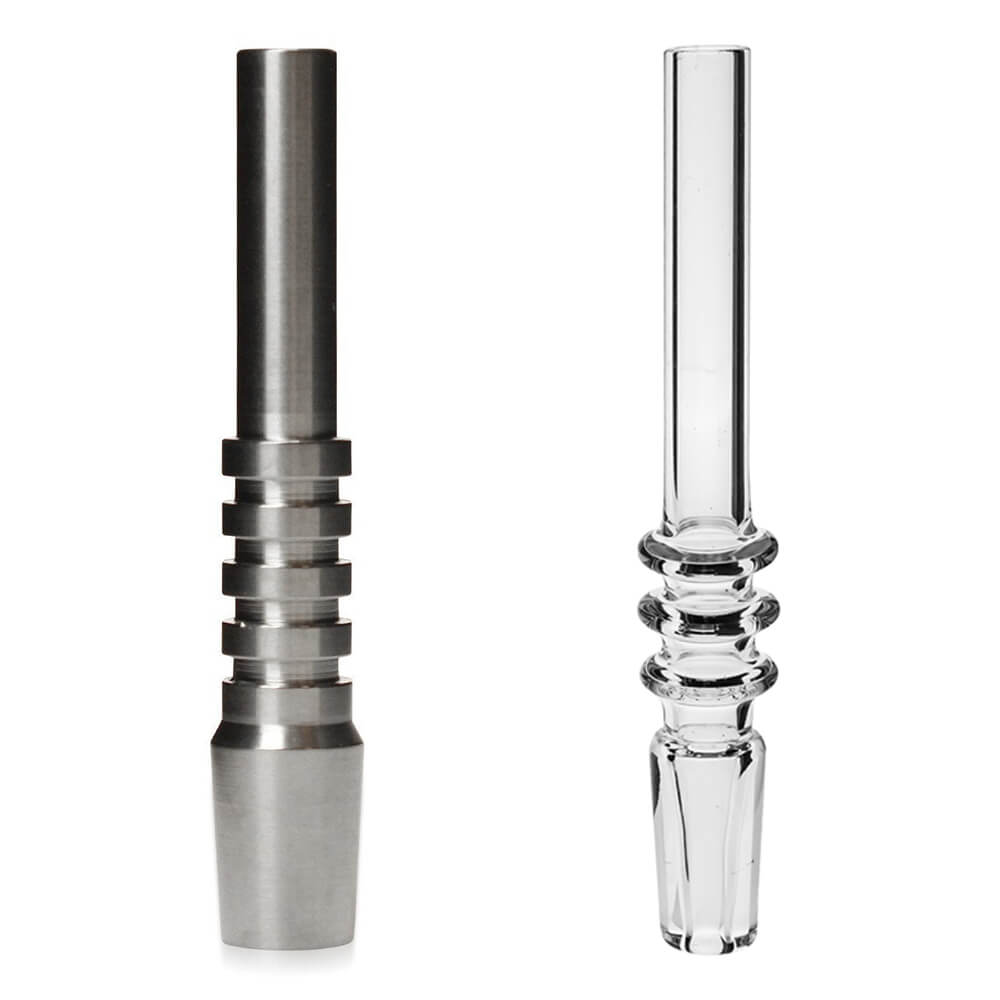 

Hooakh Smoking Accessory 2PCS 14mm male 3inch 80mm Titanium Quartz Tip Replacement Nail for Nectar Wax Collector Dab Rig Water Pipe Bong