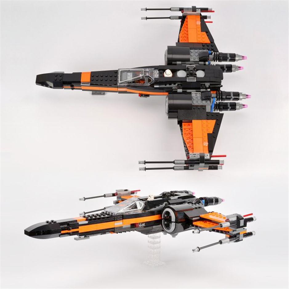 

LEPIN 05004 Space Ship Series Poe's X-wing Fighter Building Blocks 717pcs Bricks Kids Toys Christmas gift 75102 Model Kit2974