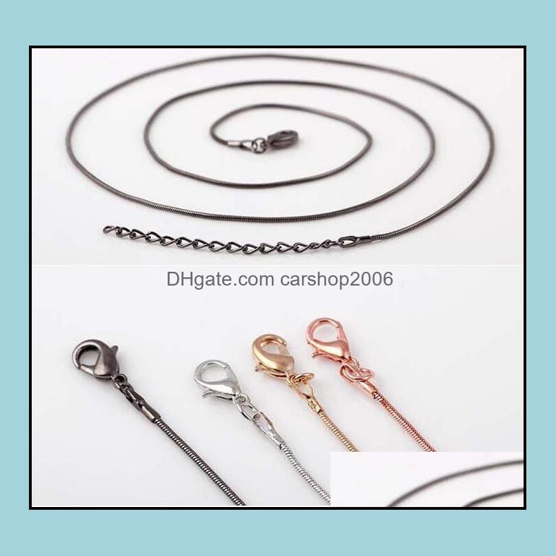 

Chains Necklaces Pendants Jewelry Top Grade 24 Inch Sier Fashion Snake Link Chain Necklace For Women Wholesale 0068Klf Drop Delivery 2021
