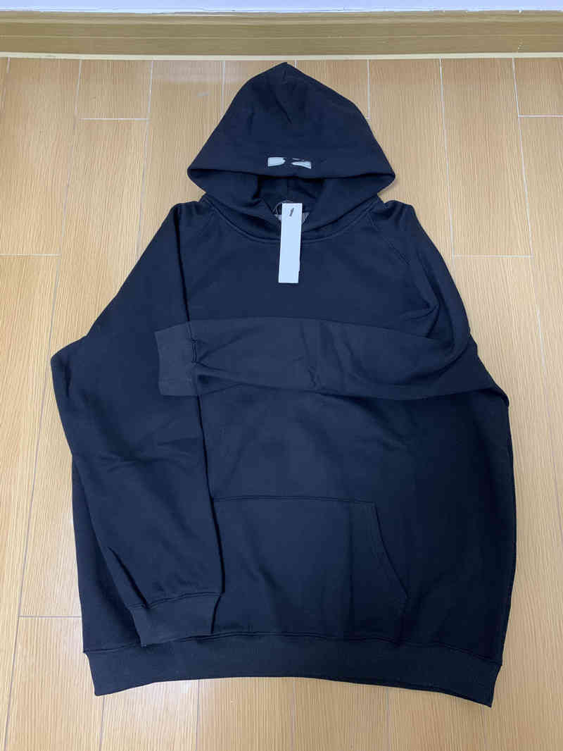 

Real Hoodie Shot Designer Warm Hooded Sweater Fashion Hip-hop Men' Women' Street Style Loose Pullover Round Neck Couple, Black