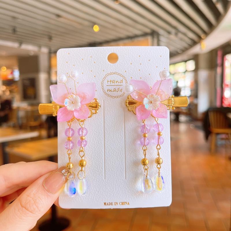 

Hair Clips & Barrettes Colors Chinese Style Pansies Clip Women HairpinHair