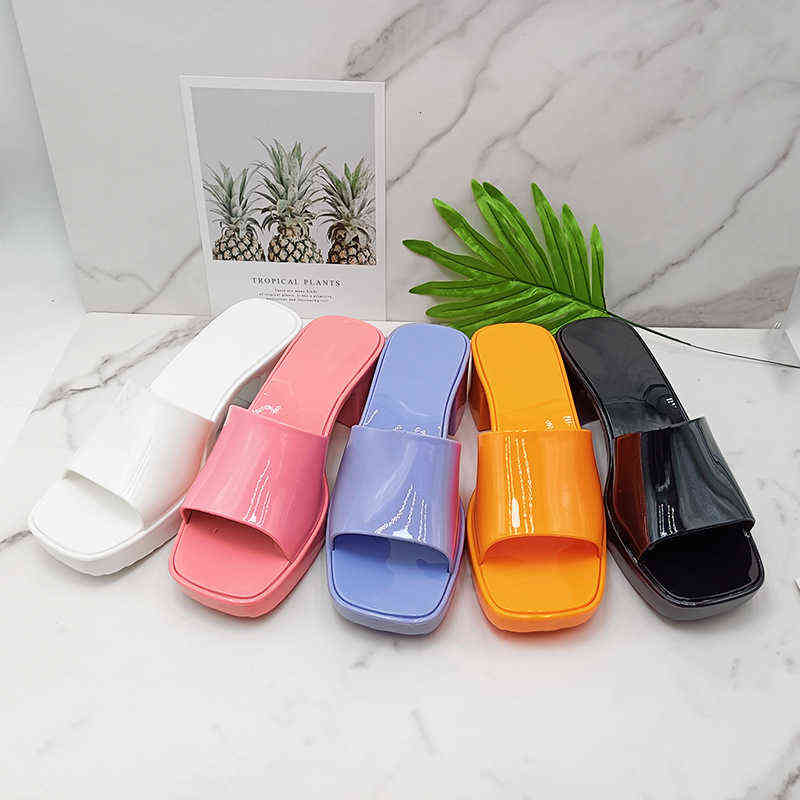 

Manxi Women's Slippers High Heel Sandals Fashionable Shoes, White