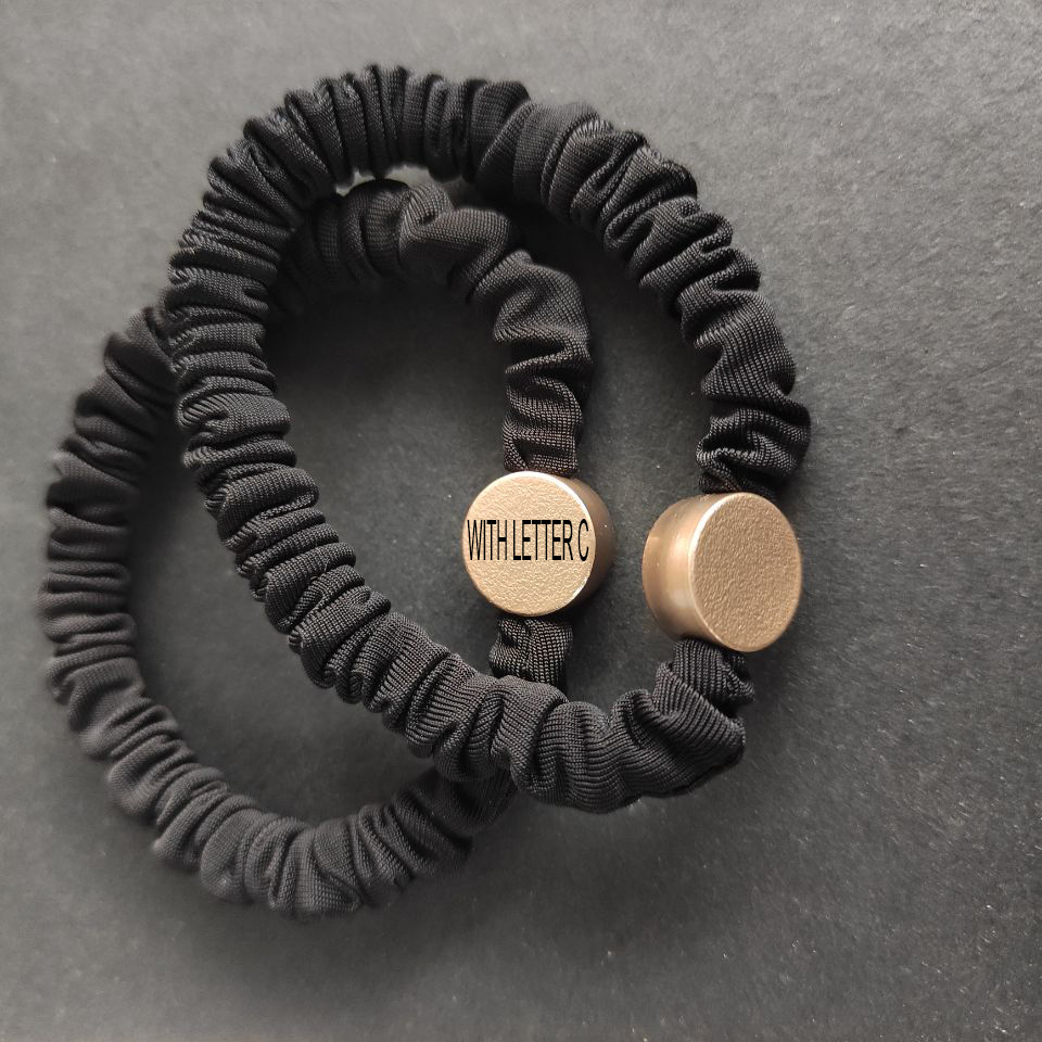 

classic round metal c elasitc band fashion hair tie classic hair rope gift collection hair rope party