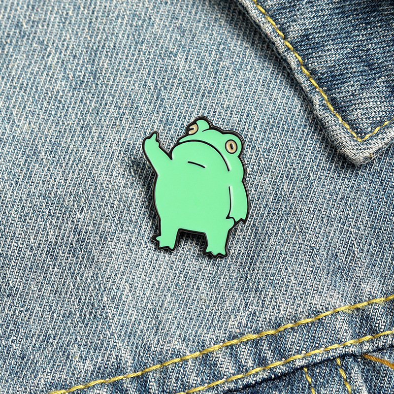 Frog Email Brooches Pin pour femmes robes de mode manteau chemise métal broche broche badges promotion cadeau nouveau design 1470 d3