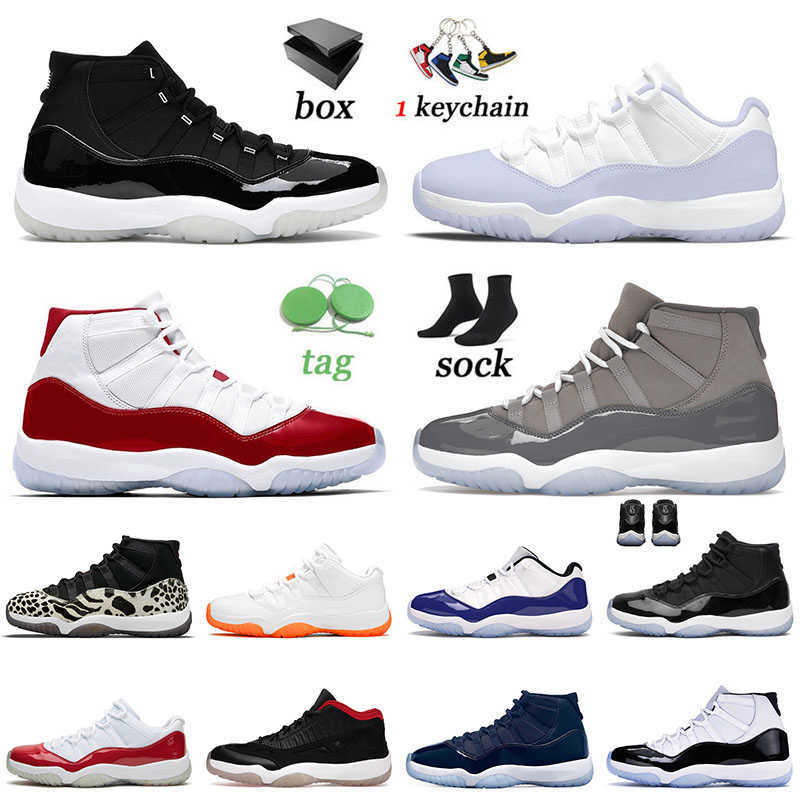 

With Box 11 11s XI Mens Basketball Jumpman Shoes Cherry Cool Grey Low Pure Violet Jubilee 25th Anniversary Space Jam Men Women Sneakers, B9 win like 96 36-47