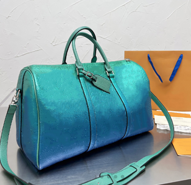 

45cm men large tote travel bags Stuff Sacks Designers Women Embossed pattern hand luggage bag pu leather handbags cross body bag totes clothes storage bag 06198, 45 cm