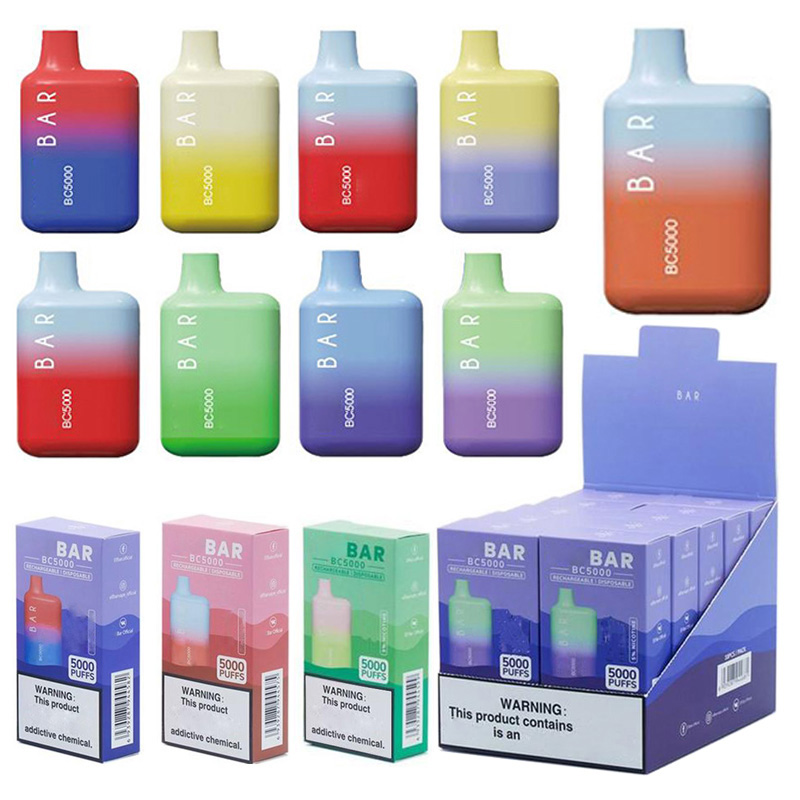

USA good sell sale Disposable vape pen E Cigarettes BC5000 5000 puffs vaporizer e-zigarette smoke disposible Vapore pod desechable puff vap vapor