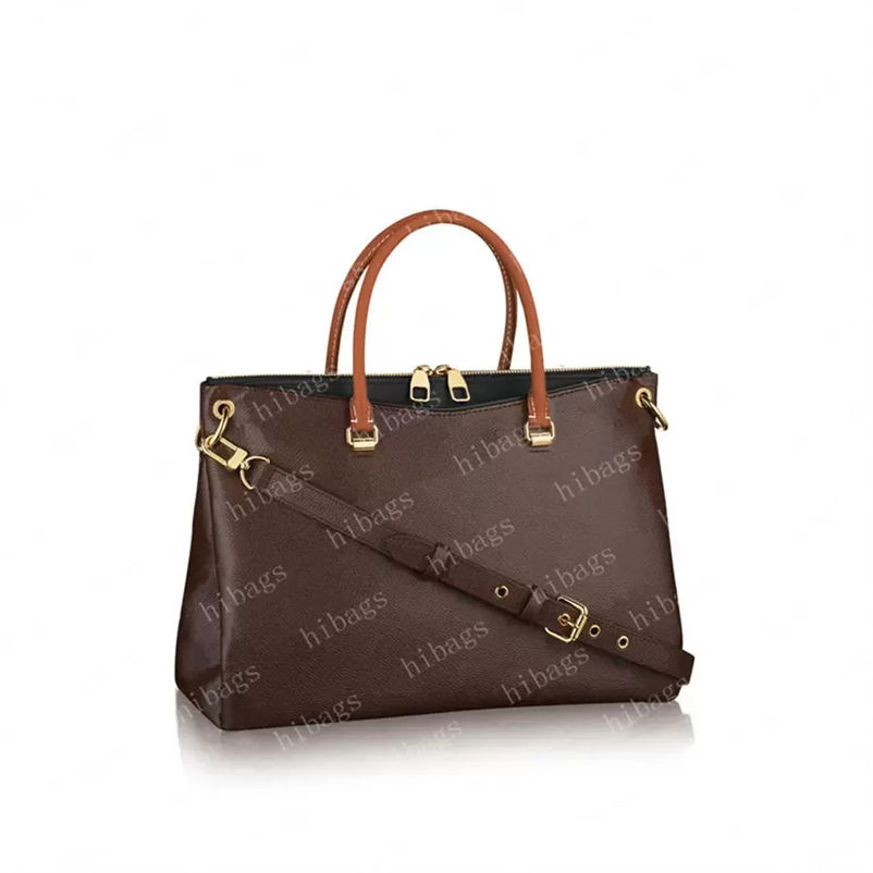 

2022 Totes Handbags Shoulder Handbag Womens Backpack Women Tote Bag Purses Brown Leather Clutch Fashion Wallet Bags 60000-3, #01 brown - red pm