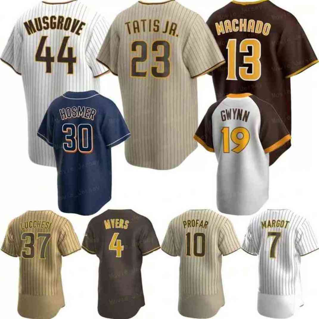 

2022 Fernando Tatis Jr. 13 Manny Machado Jersey 9 Jake Cronenworth 19 Tony Gwynn 29 Dinelson Lamet Baseball Jerseys Mens Women Youth Wil Myers Hosmer Wear X1, Men