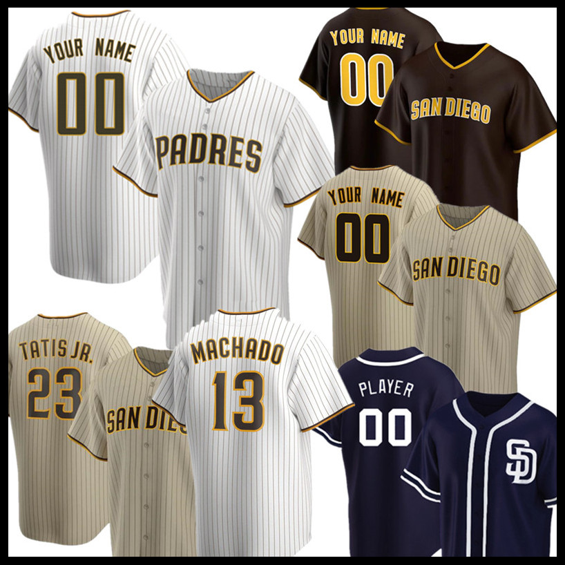 

Custom Fernando Tatis Jr. Manny Machado Jersey Yu Darvish Tony Gwynn Baseball Jerseys Austin Adams Joey Lucchesi Jorge Alfaro Eric Hosmer Wil Myers, Women s-xxl jiaoshi
