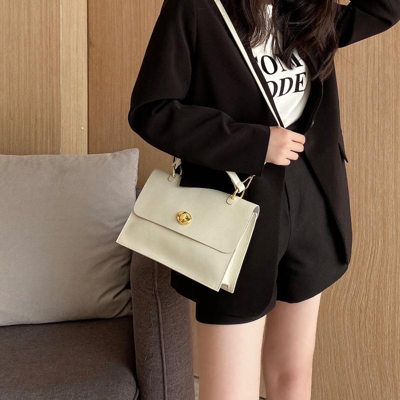 

Evening Bags Genuine Leather Women Bag Shoulder Messenger Large Capacity Portable Tote Sac A Main Femme, Black