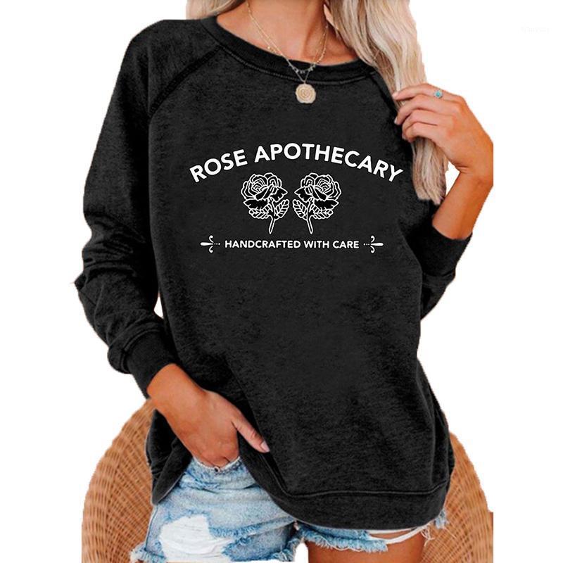 

Women' Hoodies & Sweatshirts Letter Print Pullover Streetwear Long Sleeve Loose Autumn Casual Woman Sweatshirt 2022 Fashion For Women, Black