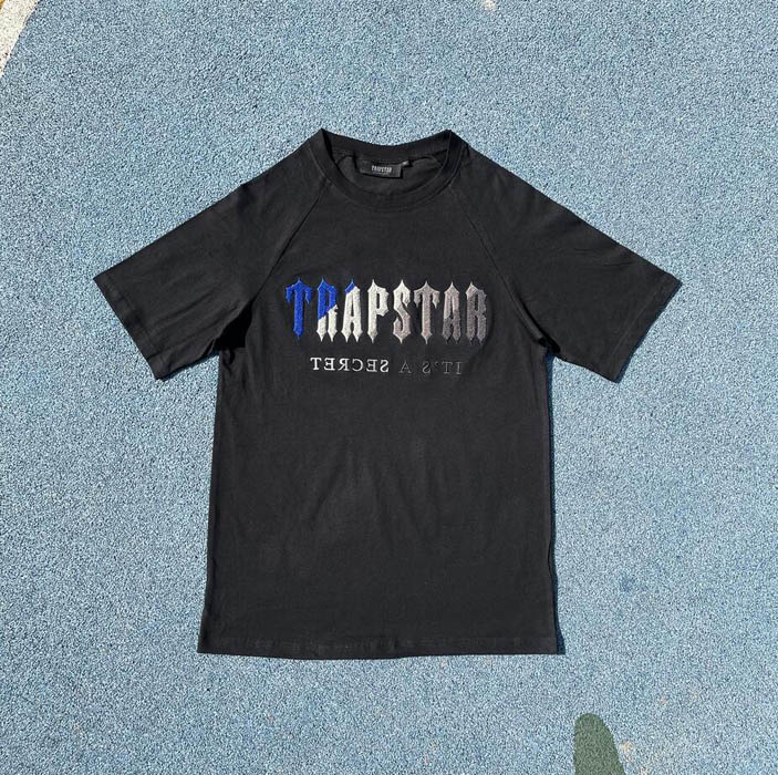 

22SS Summer Trapstar Man Designers Clothes Mens Women Short T Shirts Tracksuit 2022 Mens Tees Or Shorts Sport tshirt High Street Hip Hop Tee Tracksuits Euro Size -XL, Box