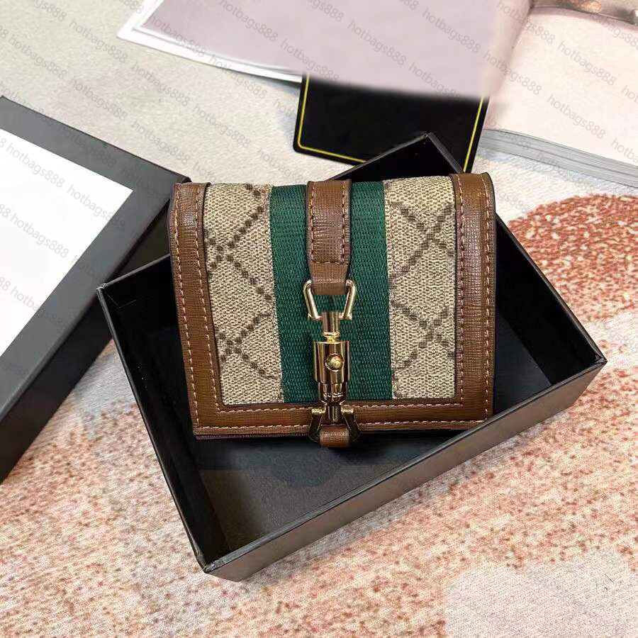 

Top Quality Designer Wallets Women's Purses men Zipper Bag Luxury Wallet Purse Fashion Card Holder Pocket short Tote Bags With Box, Brown