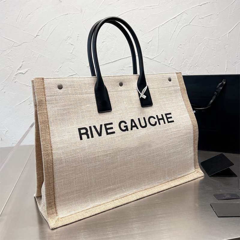 

Designer Luxury YYSL Bags For Womens Handbags Crossbody Purses YSLitys large Capacity Versatile The Tote Bag Loulou Multicolour Fashion Leather Wallet EWBL, Black