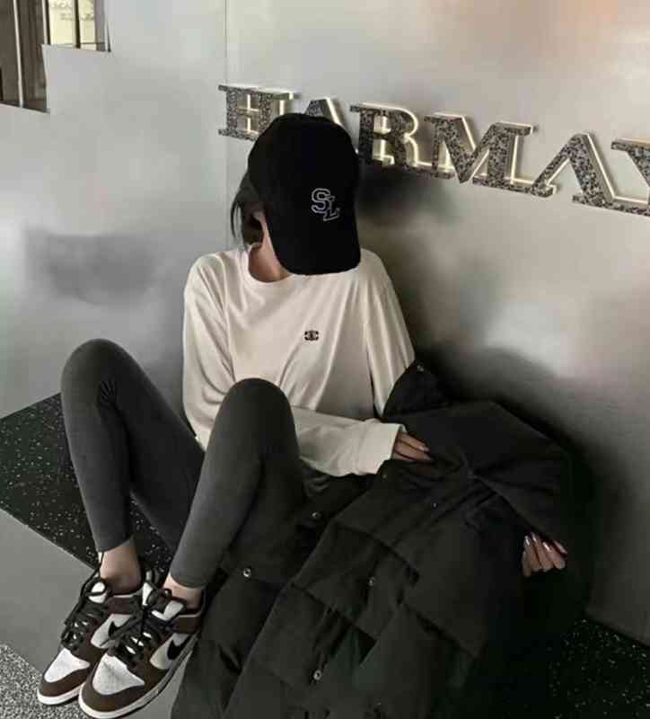 

Ball Caps SL letter baseball cap ~ Korean fashion leisure curved eaves hard top duck tongue hat student hip hop trend couple DS9G, Box