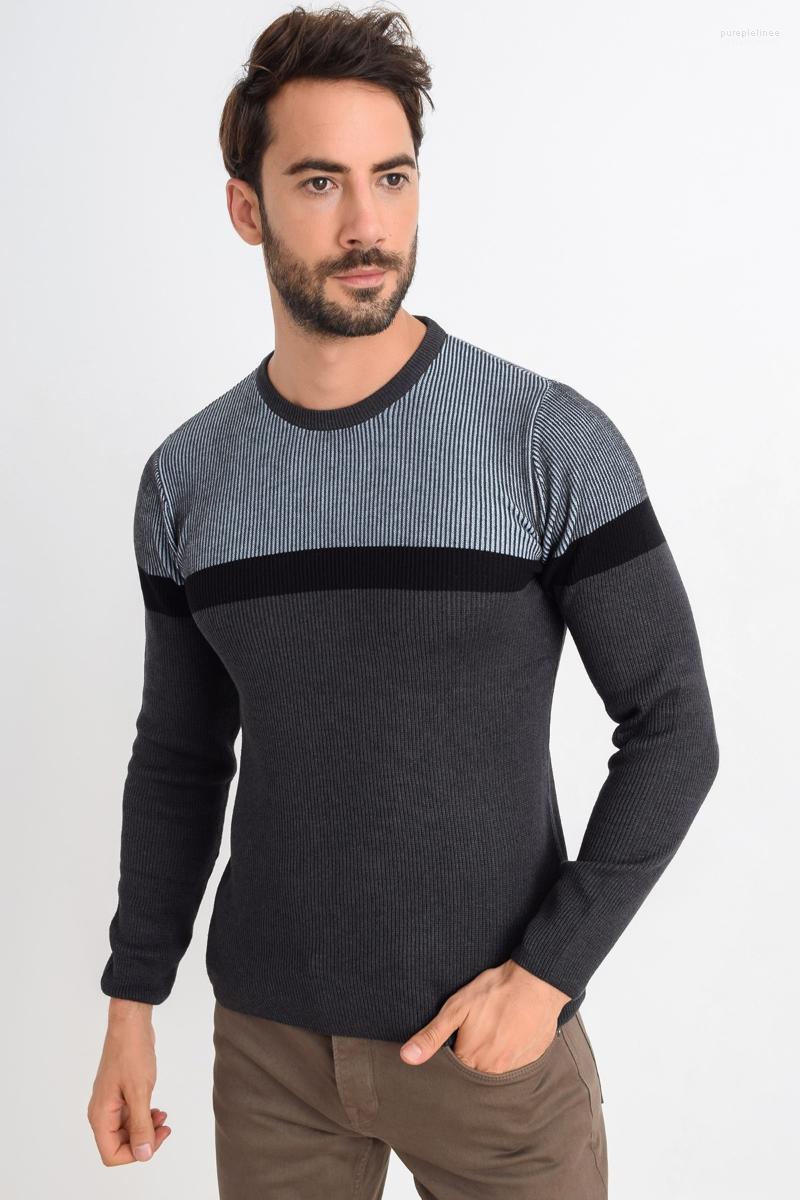 

Heyss O-Neck Men 'S Sweater Men's Sweaters, Dark grey