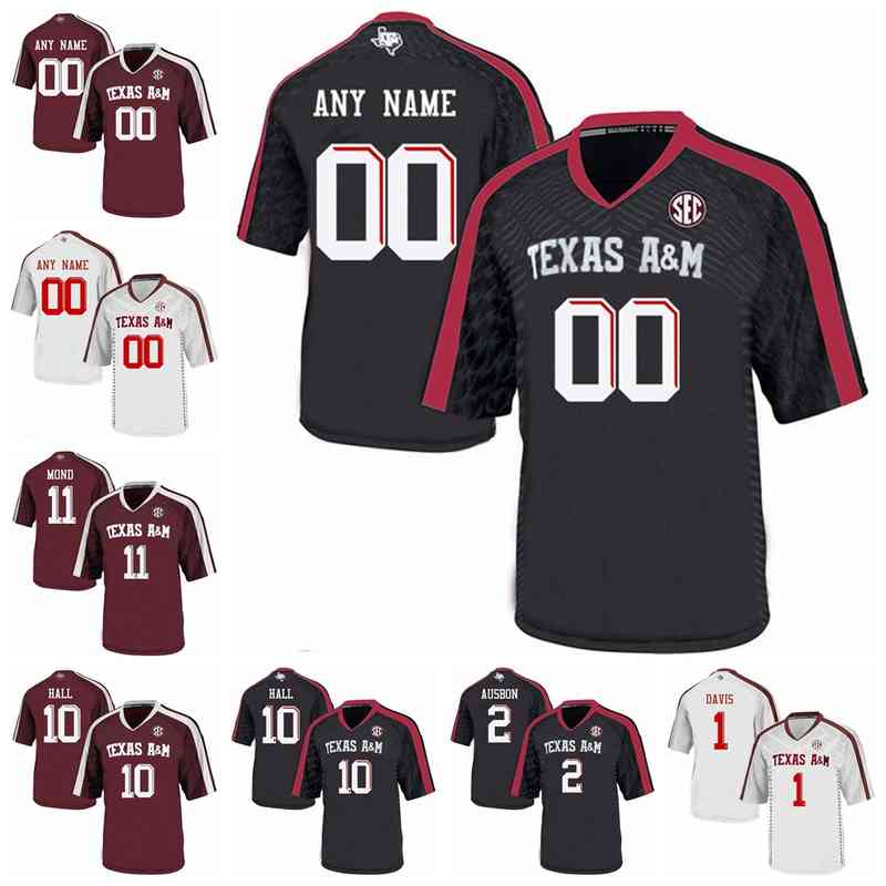 

Rare Texas A&M Aggies College Football Jerseys Kellen Mond Jersey James Foster Connor Blumrick DeMarvin Leal Kendrick Rogers Custom Stitched, Womens balck