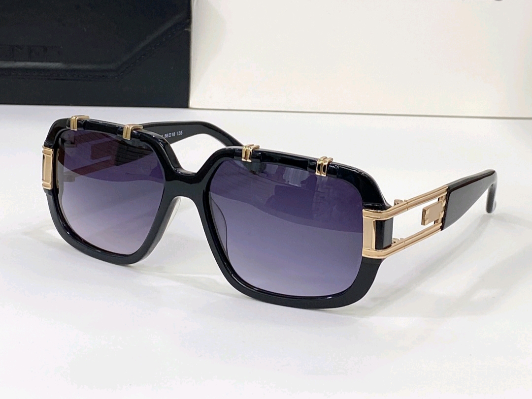 

Vintage Sunglasses Gold Metal Green Shaded 8012 Men Fashion Sunglasses UV Eyewear with Box