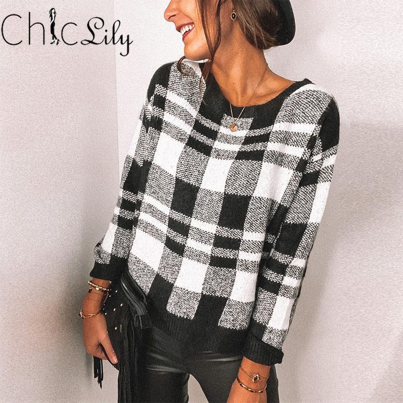 

Women' Hoodies & Sweatshirts Long Sleeve Contrast Color Plaid Sweatshirt Casual Streetwear Hoodie Fall Women Clothing, Black