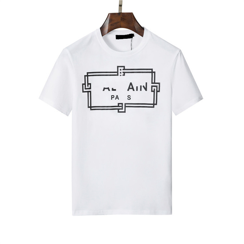 

Tee 100% cotton T-shirt Women 2022 Summer T shirt Mens Basic Short sleeve Classic Casual top, White