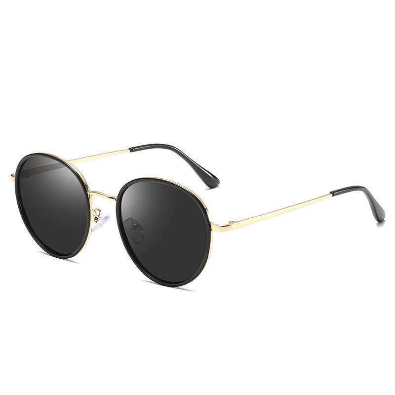 

Sunglasses Wholesale Polarized Cute Round Fashion UV400 Metal Designer Trendy Ladies Sun Glasses With CaseSunglassesSunglasses