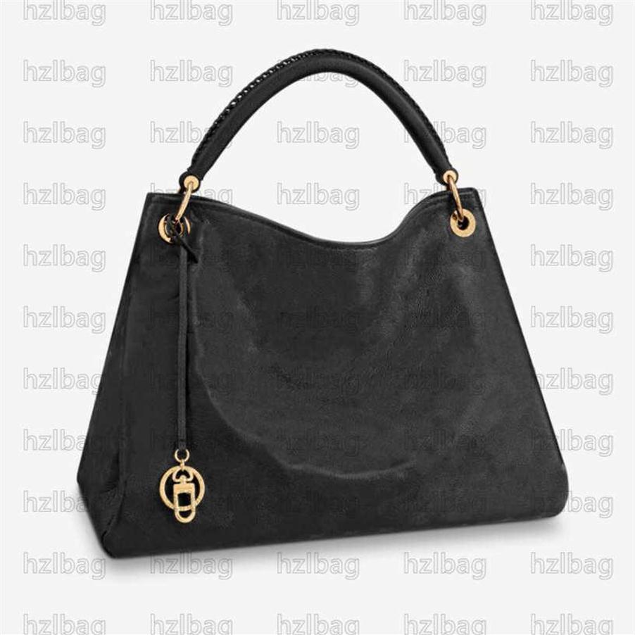 

Artsy MM handbag quietly luxurious hobo bag Monograms Empreinte embossed supple grained cowhide leather Casual Tote Luxurys Design271Z, 01