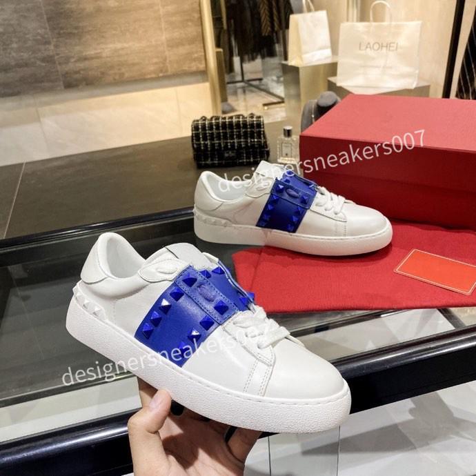 the Mans Casual Shoes Fashion Mens Women Leather Breathable Shoes Open Low sports Sneakers yh200906 Valentinoe''Valentinoity bvy