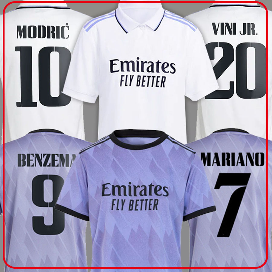 

2023 BENZEMA Finals soccer jersey football shirt Real Madrids CAMAVINGA ALABA MODRIC VALVERDE Fourth camiseta men uniforms VINI JR, Women(huang ma)