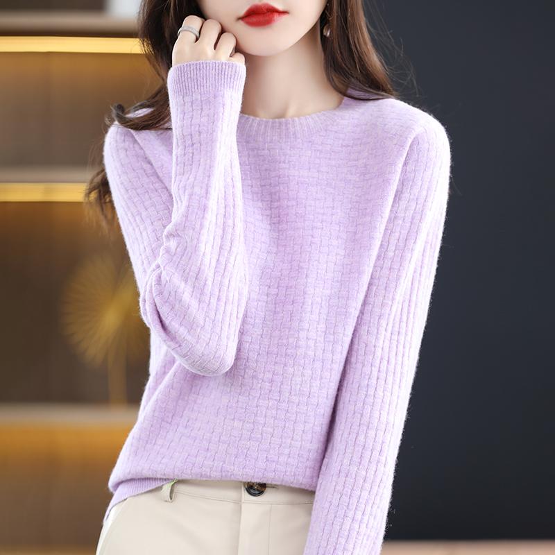 

Women' Sweaters Pullover Women' Long-sleeved Cashmere Wool Sweater 2022 Knitted O-neck Loose All-match Autumn And Winter SolidWomen, Green