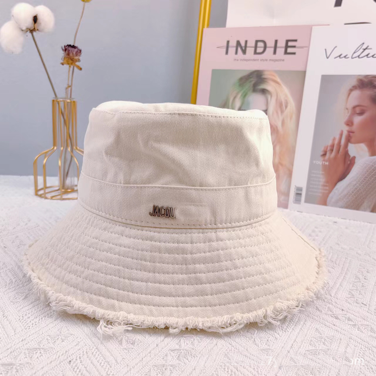 

Adjustable bucket hats casquette designer wide brim hat buckets fashion fitted casual fisherman cap sun Protection visor Baseball beanies, As pic
