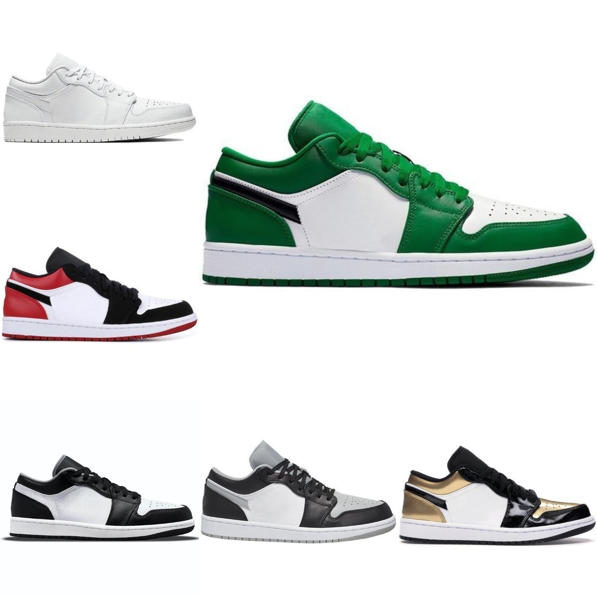 

High Quality Jumpman 1s Low Panda 1 Mens Basketball Shoes Fragment UNC Shadow Court Purple Silver Paris Bred Toe Spruce Aura Laser Men Women Designer S33