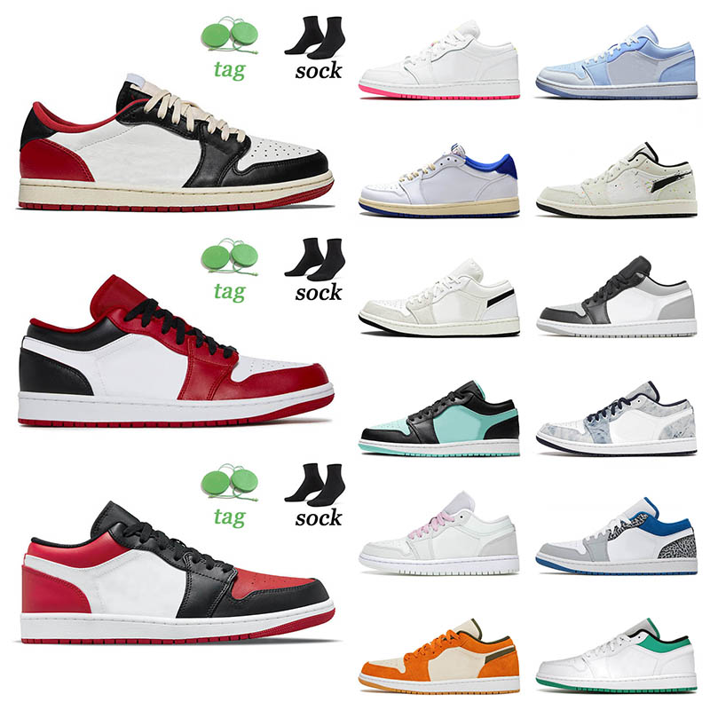 

Flat Sneakers 1s Basketball Shoes Jumpman 1 Grey Fog Bleached Coral Low Astrograbber Shadow Toe Bronze Eclipse Washed Denim Womens Mens Jorda Sneakers Trainers, A39 paris 36-45