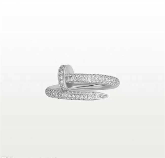 

2022 designer ring love ring men and women rose gold jewelry for lovers couple rings gift size 5-11