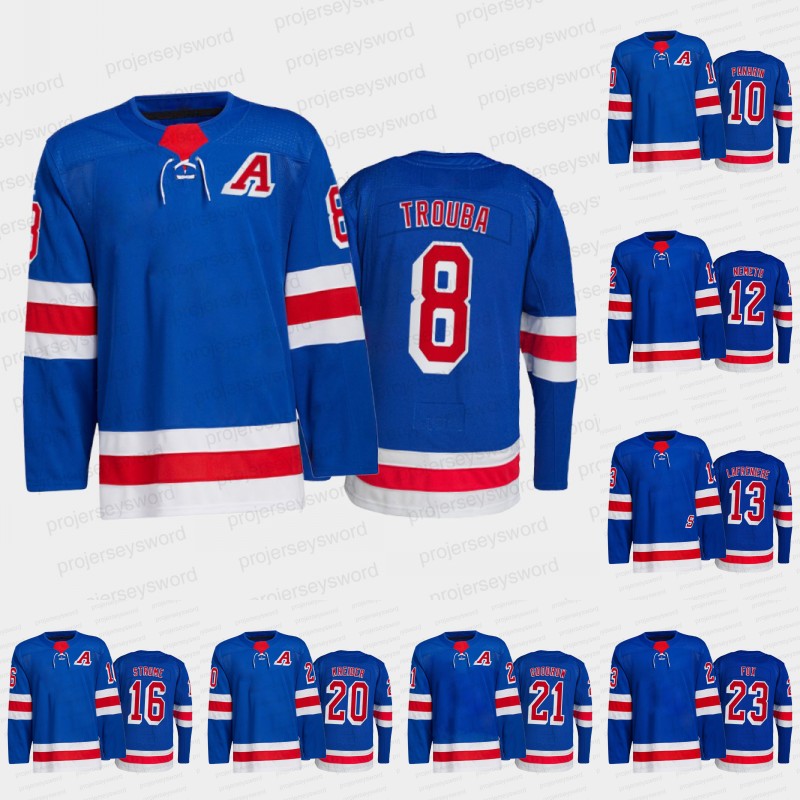 

23 Adam Fox 2021-22 Jersey Ryan Lindgren Barclay Goodrow Chris Kreider Ryan Strome Alexis Lafreniere Patrik Nemeth Artemi Panarin Jacob Trouba Mika Zibanejad