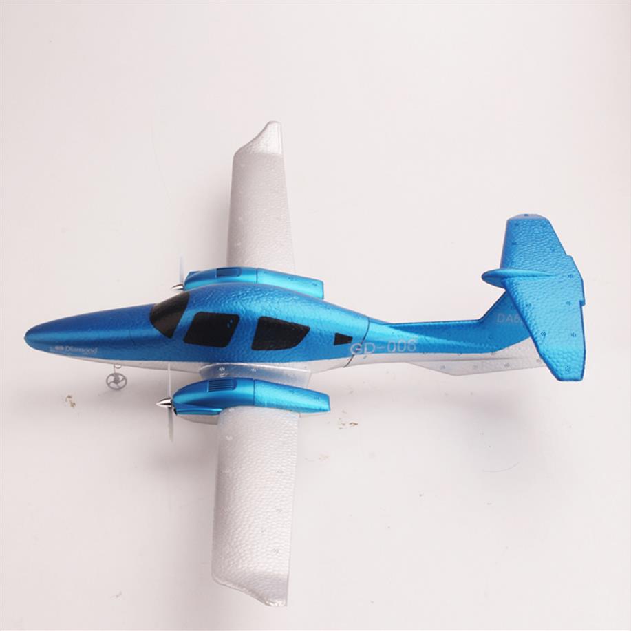 

DA-62 Diamond fixed-wing Simulators remote control toy plane Fashion Glue cannot-shipped by-air Products can be shipped by air308Y, Blue-white