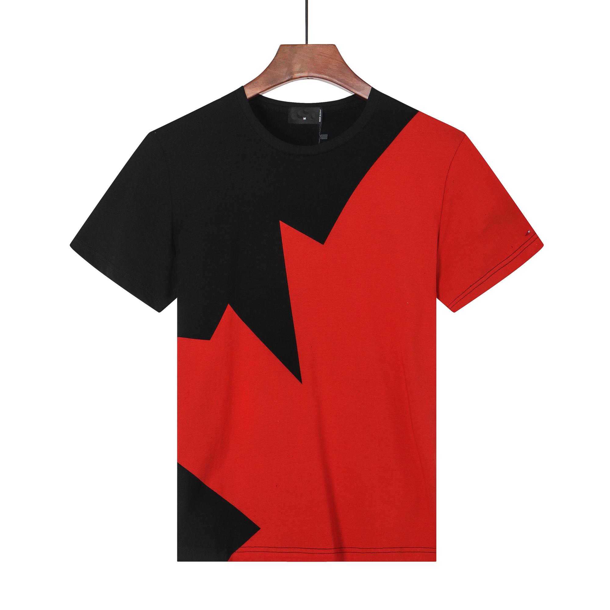 

2022 Cotton Round Neck Short Sleeve Shirt Casual Men's Clothing Tops, 11